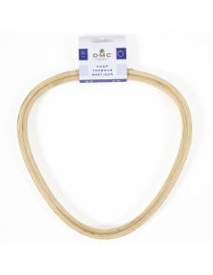 DMC Fancy Wooden Embroidery Hoop - Triangle 21.5 x 22 cm