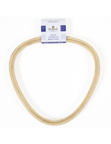 DMC Fancy Wooden Embroidery Hoop - Triangle 21.5 x 22 cm