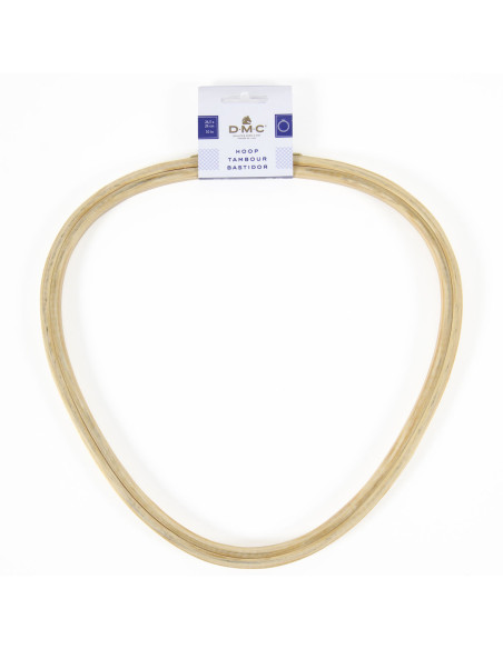 DMC Fancy Wooden Embroidery Hoop - Triangle 26.5 x 26 cm