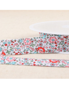 Bias flowers - Steel blue