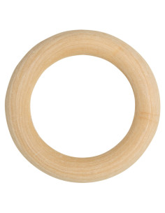 Wooden ring for rattles and mobiles 75 mm