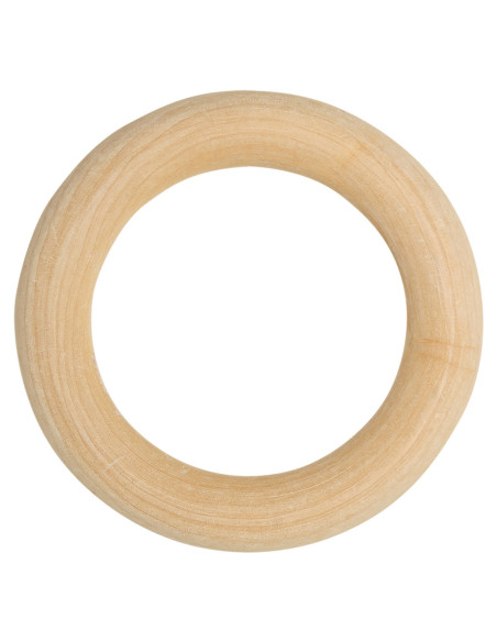 Wooden ring for rattles and mobiles 75 mm