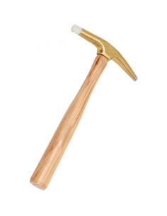 Nylon head hammer for decorative nails