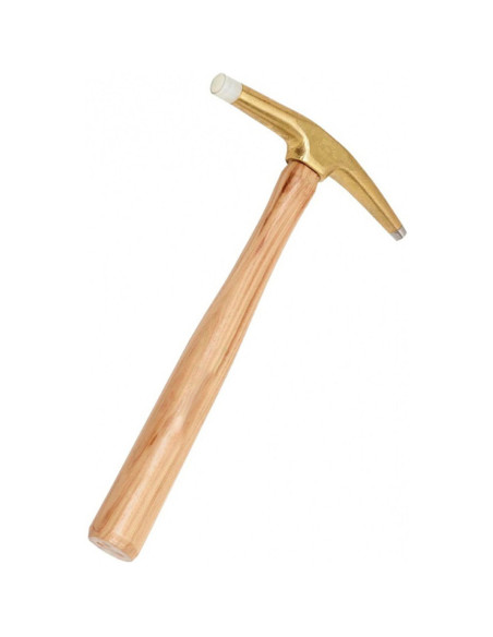 Nylon head hammer for decorative nails
