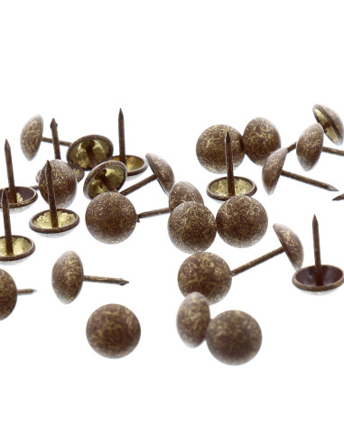Round upholstery nails - Bronze