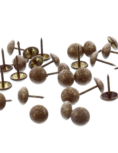 Round upholstery nails - Bronze