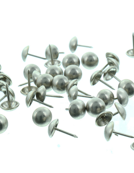 Round upholstery nails - Aluminum