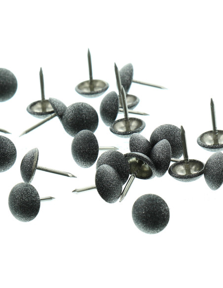 Select Upholstery Nails - Glittery Gray