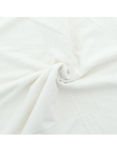 Micro terry viscose fabric - White