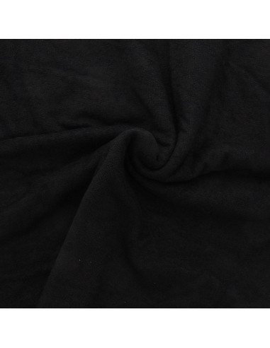 Micro terry viscose fabric - Black