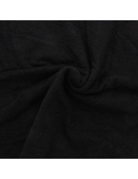 Micro terry viscose fabric - Black