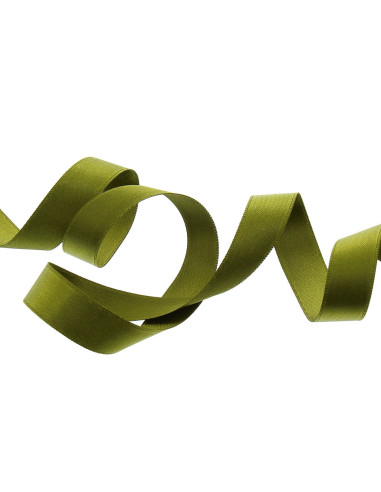 Satin ribbon - Khaki