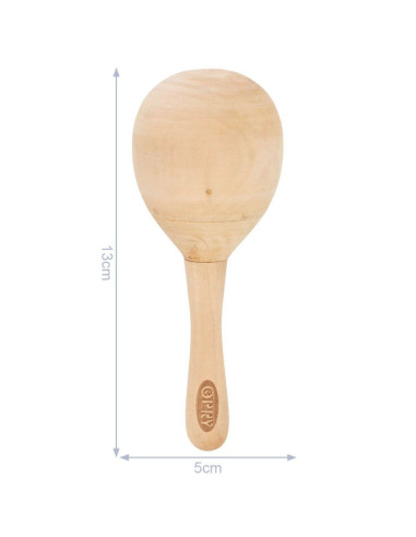 Maracas rattle 13 cm x 5 cm