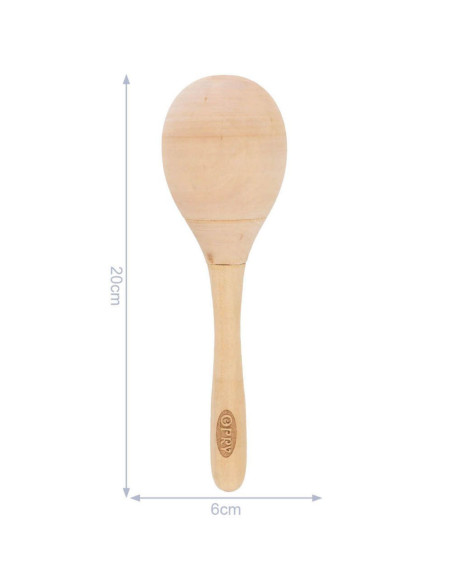 Maracas rattle 20 cm x 6 cm