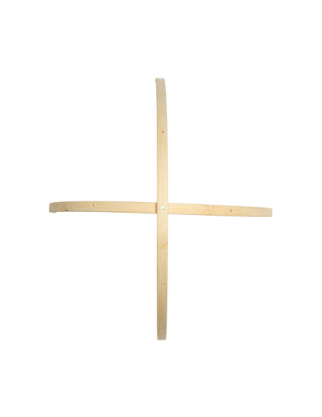 Bamboo mobile for baby - 2 half-circles