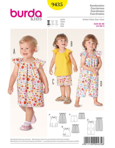 Coordinates pattern - Burda 9435