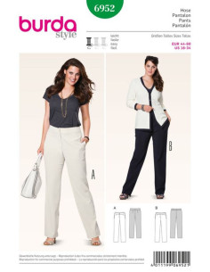 Pants pattern - Burda 6952