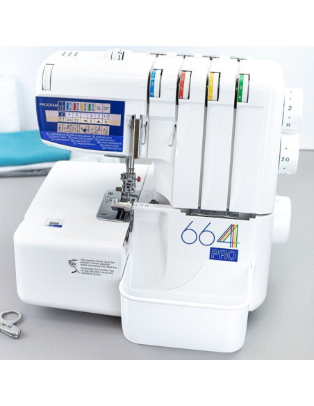Waste bin for Elna 664 and 664 Pro serger