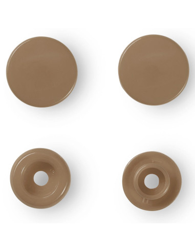 Set of 30 Color Snaps press buttons 12.4 mm - Gold