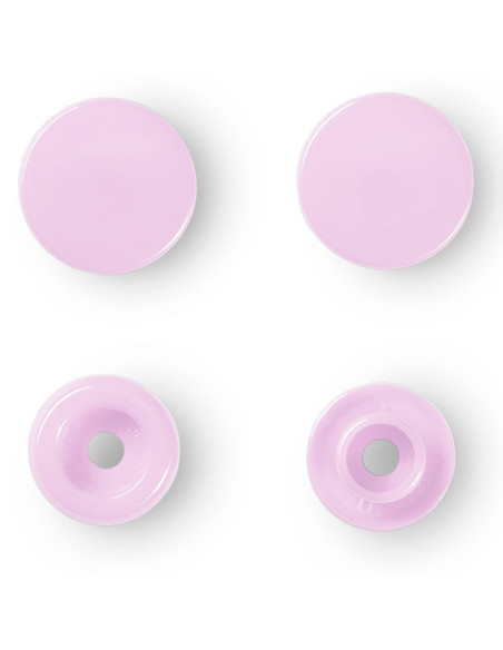 Set of 30 Color Snaps 12.4 mm - Pink