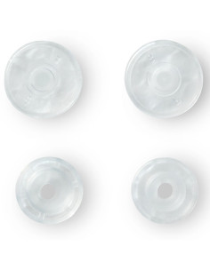 Set of 30 Color Snaps 12.4 mm - Bright Transparent 2