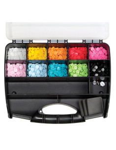 Box of 300 Color Snaps press buttons 12.4 mm 2