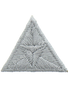 Iron-on patch fly - Gray