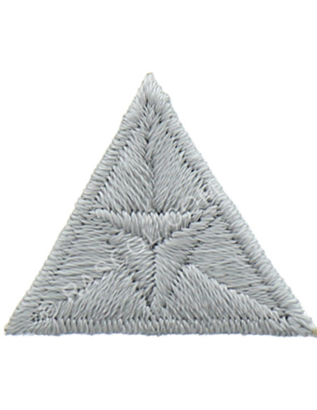 Iron-on patch fly - Gray