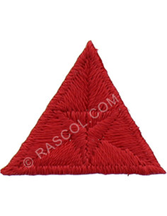 Iron-on patch fly - Red