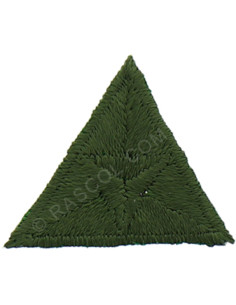 Iron-on patch fly - Khaki
