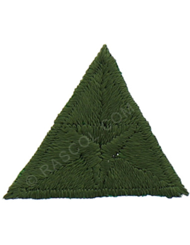 Iron-on patch fly - Khaki