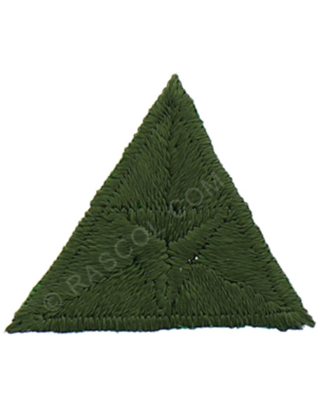 Iron-on patch fly - Khaki
