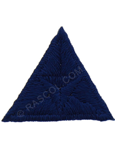 Light Navy Iron-On Fly Patch