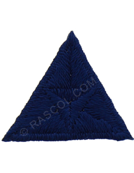 Light Navy Iron-On Fly Patch
