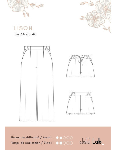 Lison Pants Pattern - Joli Lab