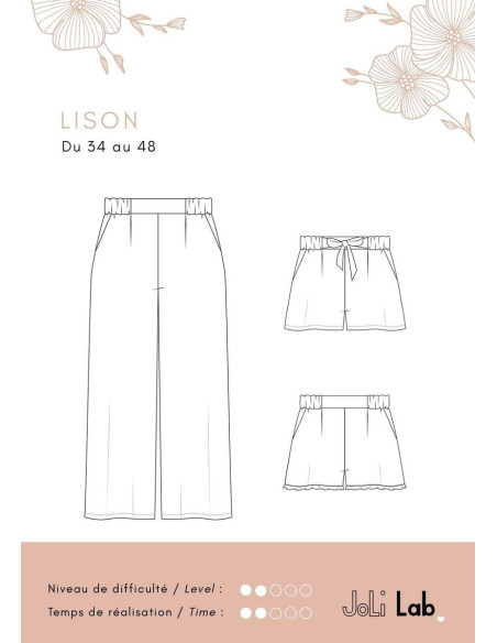 Lison Pants Pattern - Joli Lab