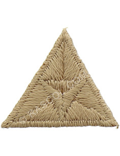 Dark Beige Iron-On Patch - Fly