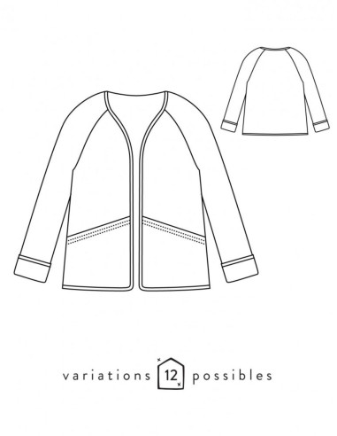 Absolu Jacket Pattern - Atelier Scämmit