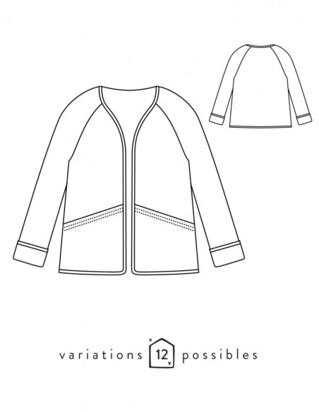 Absolu Jacket Pattern - Atelier Scämmit