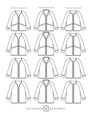 Absolu Jacket Pattern - Atelier Scämmit
