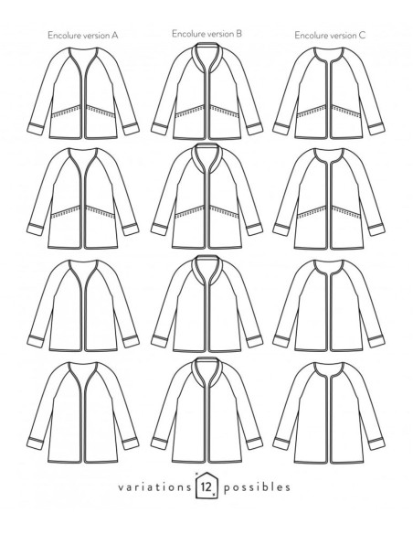 Absolu Jacket Pattern - Atelier Scämmit