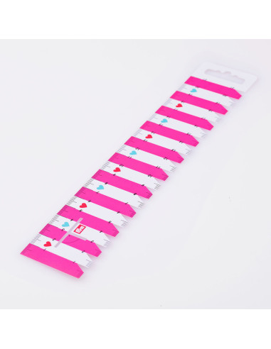 Hem and pleat gauge - Fuchsia pink
