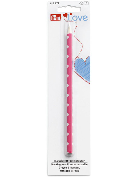 Water-erasable marking crayon - Fuchsia