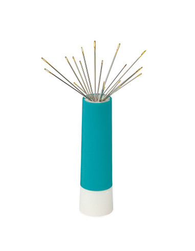 Rotating dispenser for pins and needles - Mint green