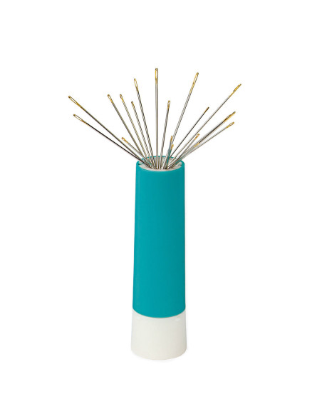 Rotating dispenser for pins and needles - Mint green