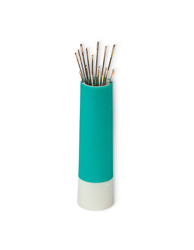 Rotating dispenser for pins and needles - Mint green