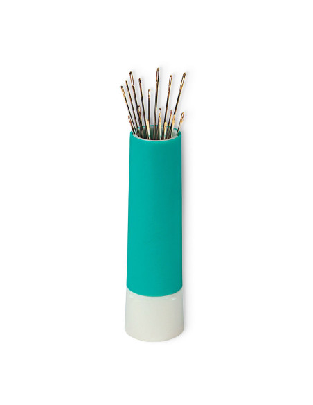 Rotating dispenser for pins and needles - Mint green