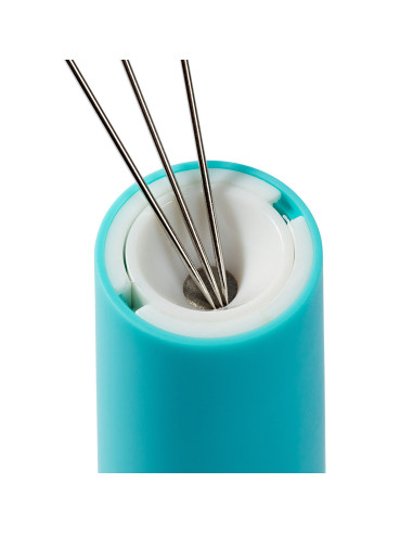 Rotating dispenser for pins and needles - Mint green
