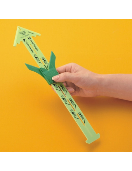 Easy-to-use gauge for triangles