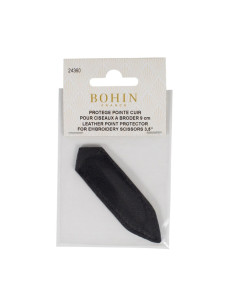 Leather tip protector for embroidery scissors